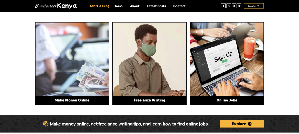 How to Make Money Online in Kenya 4 freelancerkenya website